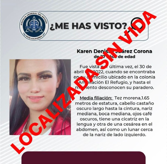 Localizada Pero Sin Vida La Esposa Del Policía Municipal Desaparecida ...