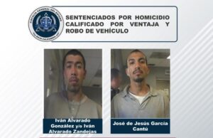 Logra Fiscalía sentencia contra dos hombres por homicidio calificado por ventaja y robo de vehículo
