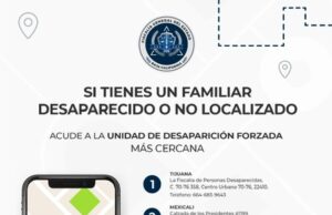 YA NO ES NECESARIO ESPERAR 72 HORAS PARA REPORTAR PERSONAS DESAPARECIDAS: FISCALÍA