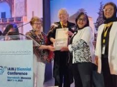 Ministra Norma Piña recibe premio internacional de Derechos Humanos, avalado por 143 países