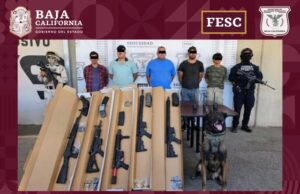 DETIENEN A GRUPO ARMADO EN EL VALLE DE MEXICALI; TRAÍAN UNA HUMMER ROBADA