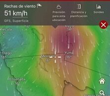 PRONOSTICAN FUERTES VIENTOS PARA MEXICALI