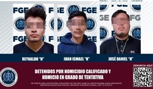 CAPTURA FISCALÍA DEL ESTADO A TRES HOMBRES RELACIONADOS EN HECHOS VIOLENTOS REGISTRADOS EN TECATE