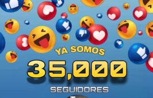 35 MIL SEGUIDORES; 35 MIL GRACIAS