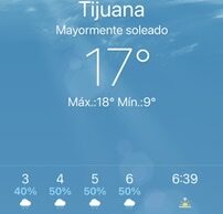 PRONOSTICAN LLUVIAS INTENSAS DURANTE SEIS DÍAS CONTINUOS EN TIJUANA