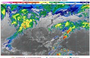 ESTA NOCHE, LA SEXTA TORMENTA INVERNAL Y EL FRENTE FRÍO NÚMERO 33 OCASIONARÁN LLUVIAS MUY FUERTES EN BAJA CALIFORNIA