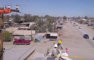 REALIZA CFE MEJORAS EN LA RED GENERAL DE DISTRIBUCIÓN EN EL VALLE DE MEXICALI