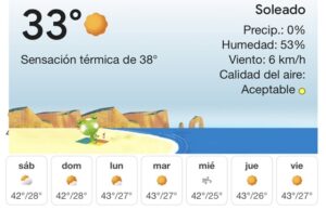 A PARTIR DEL SÁBADO “REFRESCARÁ” EN MEXICALI, EL TERMÓMETRO BAJARÁ