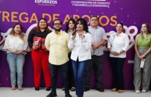 NORMA BUSTAMANTE APOYA A EMPRENDEDORES CON ESTÍMULOS DE 50 MIL PESOS