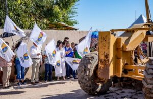 TRAS 30 AÑOS DE ESPERA, ALCALDESA ARRANCA OBRA DE PAVIMENTACIÓN EN CALLE DE COLONIA LUCIO BLANCO