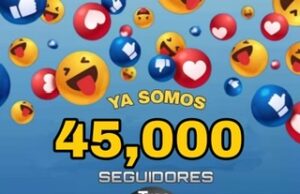 TRES65NEWS SIGUE CRECIENDO; LLEGA A 45 MIL SEGUIDORES