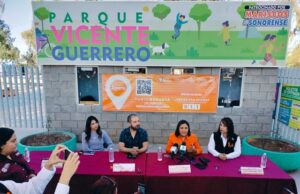 INAUGURA AYUNTAMIENTO PUNTO NARANJA EN EL PARQUE VICENTE GUERRERO