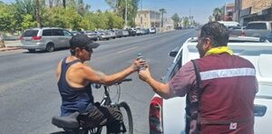 GOBIERNO DE MEXICALI REFUERZA OPERATIVO «S.O.S. HIDRÁTATE» ANTE OLA DE CALOR EXTREMO