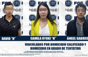 PARTICIPA DE CHOFER UNA MUJER PARA COMETER UN ASESINATO; SON TRES DETENIDOS