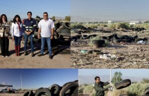 NORMA BUSTAMANTE ENCABEZA 4TA JORNADA DE RECOLECCIÓN DE LLANTAS