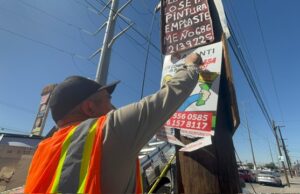 REMOVERÁ GOBIERNO DE MEXICALI LETREROS IRREGULARES DE LA VÍA PÚBLICA