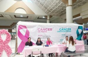 INVITAN A LA POBLACIÓN A SOLICITAR LOS SERVICIOS GRATUITOS DEL MÓDULO ROSA EN PLAZA CACHANILLA