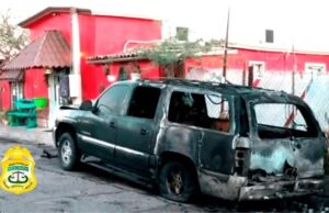 QUEMAN VEHICULO CON MOLOTOV EN MEXICALI