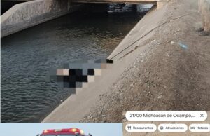 Localizan cuerpo de masculino flotando en aguas del canal Reforma, Valle de Mexicali