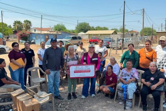 BRINDA AYUNTAMIENTO DE MEXICALI APOYO A FAMILIAS AFECTADAS POR INCENDIOS EN EL VALLE