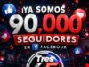 ¡90 MIL GRACIAS! TRES65NEWS LLEGA A 90 MIL SEGUIDORES