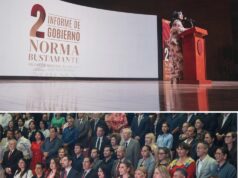 NORMA BUSTAMANTE RINDE SU SEGUNDO INFORME DE GOBIERNO
