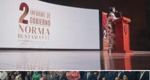 NORMA BUSTAMANTE RINDE SU SEGUNDO INFORME DE GOBIERNO